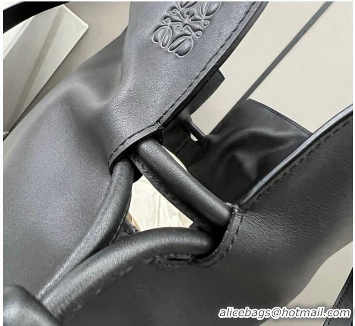 Buy Inexpensive Loewe Original Leather Shoulder bag 062350 Black