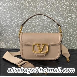 Buy Cheapest VALENTINO Loco calfskin leather bag B0M98 Cream