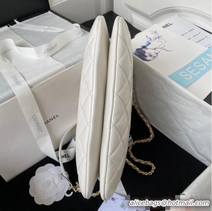 Buy Cheapest Chanel MESSENGER BAG AS4610 White