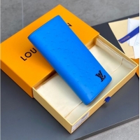 Super Quality Louis Vuitton BRAZZA WALLET N82509 Blue