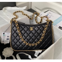 Good Product Chanel LARGE HOBO BAG AS4287 Black