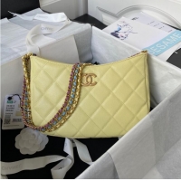 Luxurious Grade Chanel SMALL HOBO BAG AS4612 YELLOW