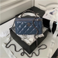 Pretty Style Chanel CLUTCH WITH CHAIN AP3593 Blue