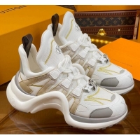 Popular Style Louis Vuitton LV Archlight Sneakers in Mesh and Leather with Charm 121020