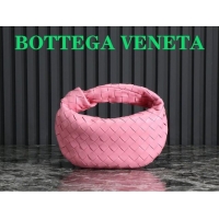 Low Cost Bottega Veneta Mini Jodie Hobo Bag in Intrecciato Lambskin 651876 Light Pink 2023