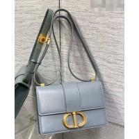Most Popular Dior 30 Montaigne Bag in Box Calfskin DR111502 Dusty Blue