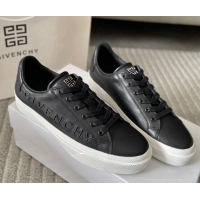 Shop Cheap Givenchy City Sport Sneakers in GIVENCHY Leather Black 401038