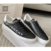 Stylish Givenchy City Sport Sneakers in GIVENCHY Leather Black1/White 401039