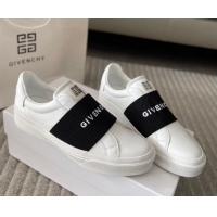 Trendy Design Givenchy City Sport Sneakers in Leather with Givenchy Strap White/Black 401053