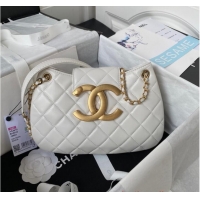 Buy Cheapest Chanel MESSENGER BAG AS4610 White