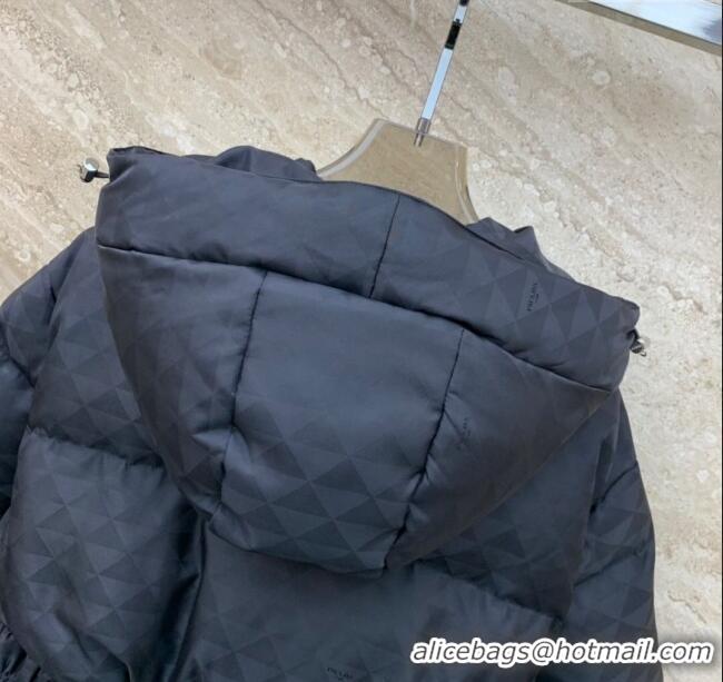 Most Popular Prada Re-Nylon Down Jacket P112933 Black 2023