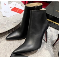 Reasonable Price Christian Louboutin So Kate Boots 10cm in Calf Leather Black 103080