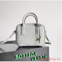 Famous Brand Bottega Veneta Small Getaway 776736 Agate Grey