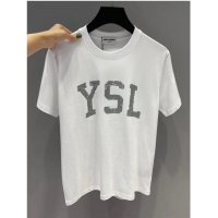 ​Famous Brand Saint Laurent T-shirt Y10252 White