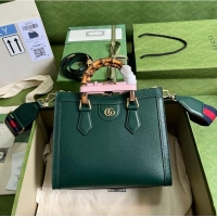 Buy Discount Gucci Diana small tote bag 702721 Green