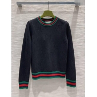 Top Quality Gucci Wool Sweater G112322 Black 2023