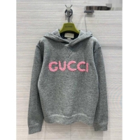 Affordable Price Gucci Wool Sweater G122502 Grey 2023