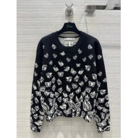 Affordable Price Dior Cashmere Butterfly Sweater D112709 Black 2023