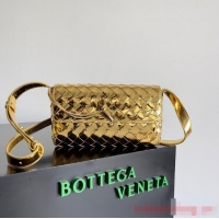 Good Product Bottega Veneta Mini Andiamo Cross-Body Bag 755545 Gold