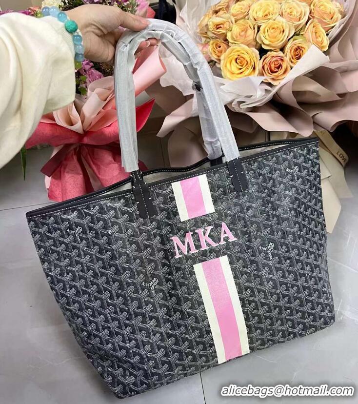 Price For Goyard Personnalization/Custom/Hand Painted MKA With Stripes