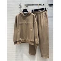 Best Price Louis Vuitton Sweatershirt and Pants LV112306 Brown 2023