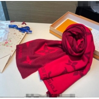Reasonable Price Chanel Knit Cashmere Long Scarf 32x180cm CH0111 Red 2024