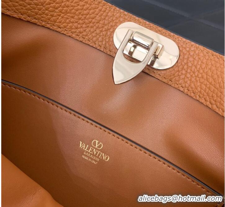 Most Popular VALENTINO GARAVANI Loco Calf leather bag 0042 Camel