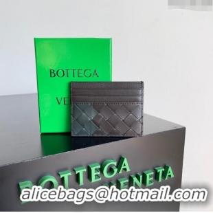 Affordable Price Bottega Veneta Intrecciato Credit Card Case 749449 Greem/Chocolate 2024