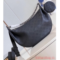 Buy Discount Louis Vuitton Mahina Leather Baia MM M22822 BLACK