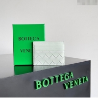 Grade Quality Bottega Veneta Intrecciato Credit Card Case 749449 Glacier Green 2024