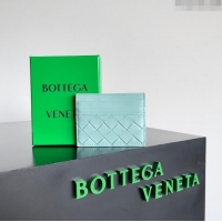 Top Quality Bottega Veneta Intrecciato Credit Card Case 749449 Light Blue 2024