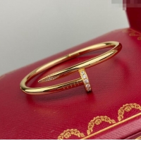 Most Popular Cartier Juste un Clou Bracelet with Crystal C101983 Yellow Gold 2022