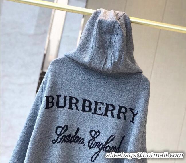 Buy Promotional Burberry Wool Cashmere Cape B0131 Grey 2024