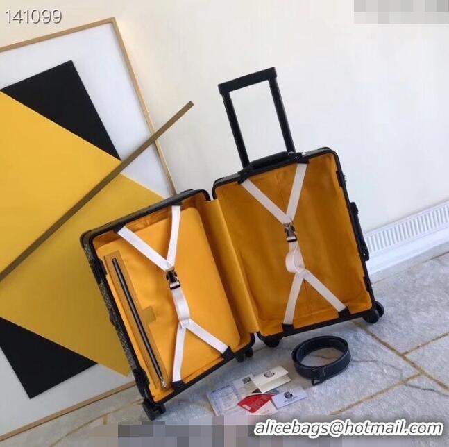 Buy Grade Goyard Luggage Travel Bag 20inches GY0314 Black