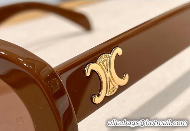 Buy New Cheap Celine Brown Sunglasses CL40194 2023