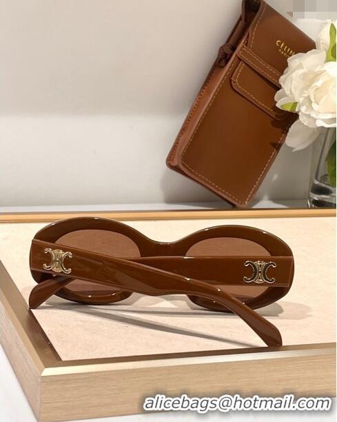 Buy New Cheap Celine Brown Sunglasses CL40194 2023