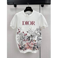 Top Design Dior Knit T-shirt D11034 White 2024