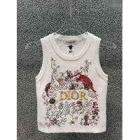 Grade Quality Dior Knit Vest D022711 White 2024