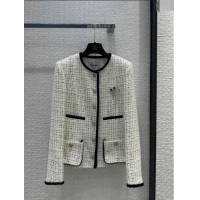 Grade Design Chanel Tweed Jacket CH031310 White 2024