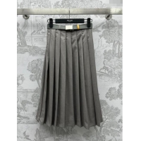 ​Best Price Prada Dress with Belt P031308 Grey 2024
