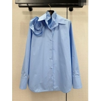 ​Best Quality Valentino Shirt V022737 Blue 2024