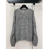 ​Well Crafted Loewe Mohair Sweater L11315 Grey 2024