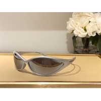 New Style Balenciaga Sunglasses BB0285S Silver Grey 2023