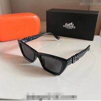 Modern Discount Hermes Sunglasses 030502 Black 2024
