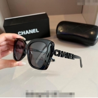 Buy Classic Chanel Sunglasses 030403 All Black 2024