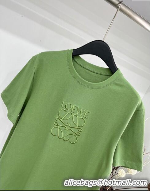 Cheap Price Loewe T-shirt L032807 Green 2024