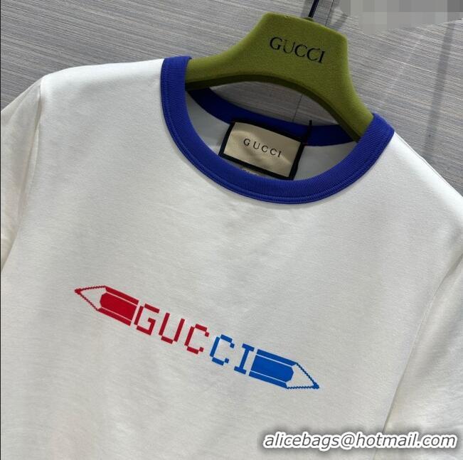 ​Market Sells Gucci Cotton T-shirt G032825 White 2024