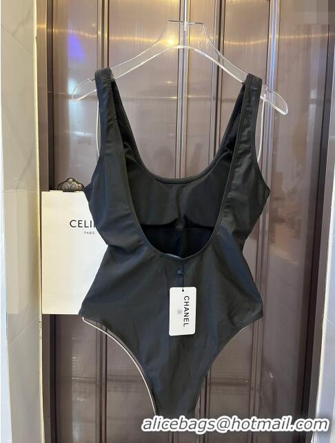 Reasonable Price Chanel Swimwear 030611 White/Black 2024