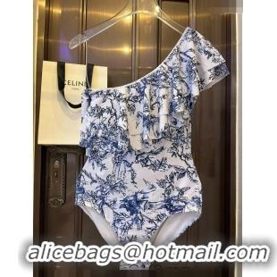 ​Reasonable Price Dior Ruffled Swimwear 0308 Blue 2024