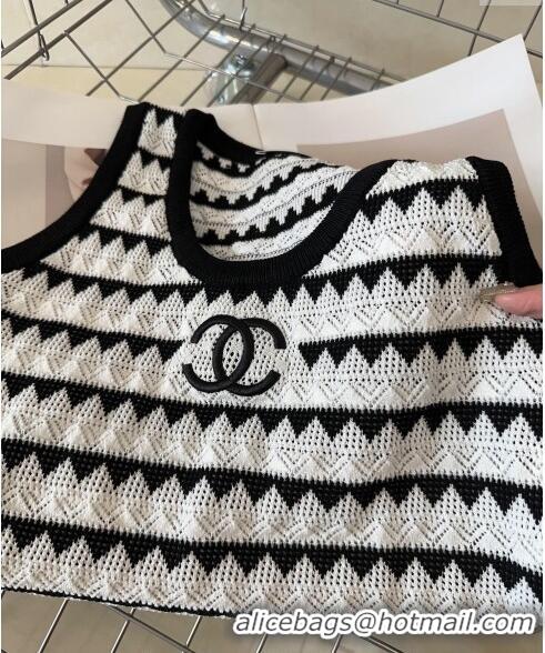Buy Fashionable Chanel Vest CH040102 White 2024